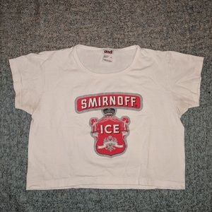 Vintage Smirnoff Ice Crop Top